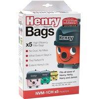 Numatic 907076 Genuine Henry NVM 1CH Hepaflow Filter Vac Bag 5 Pack