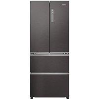 Haier HFR3718ENMD 178cm High 60 40 Frost Free Fridge Freezer in Dark I