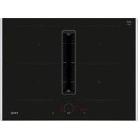 Neff V57THQ4L0 N70 70cm Induction Hob w Integrated Ventilation Black