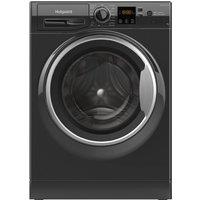 Hotpoint NSWF946BSUK 9kg 1400 Spin Washing Machine in Black A Rated St