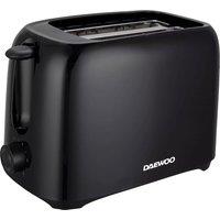 Daewoo SDA1674GED 2 Slice Plastic Toaster Black