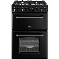 Belling 444411813 60cm Wide Farmhouse Double Oven Dual Fuel Cooker in