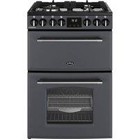 Belling 444411812 60cm Wide Farmhouse Double Oven Dual Fuel Cooker in