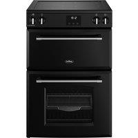 Belling 444411815 60cm Wide Farmhouse Double Oven Cooker in Black Indu