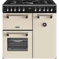 Stoves 444411868 90cm Wide Richmond Deluxe Dual Fuel Range Cooker in C