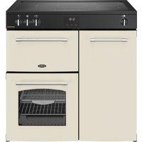 Belling 444411824 90cm Wide Farmhouse Induction Range Cooker in Cream