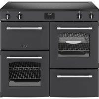 Belling 444411831 100cm Wide Farmhouse Induction Range Cooker in Anthr