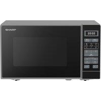 Sharp RDS202TS UK Microwave Oven Silver 20 Litres 800W