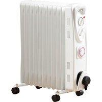Daewoo HEA1895GE 2500W Oil Filled Heater with Timer