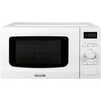 Abode AMD2002 M Manual Microwave Oven White 20L 700W