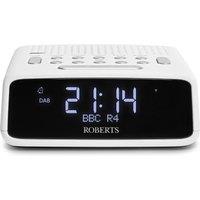 Roberts ORTUSDABW Ortus DAB DAB FM RDS Clock Radio in White