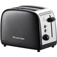 Russell Hobbs 26550 Long Slot 2 Slice Lift Look Toaster in Black