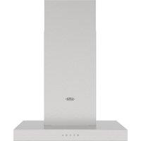 Belling 444411680 60cm T Shaped Chimney Hood in Stainless Steel 3 Fan