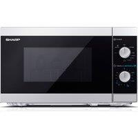 Sharp YC MG01U S Compact Microwave with Grill 20L 800W 1000W Grill