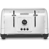 Morphy Richards 240130 Venture 4 Slice Toaster Brushed Stainless Steel