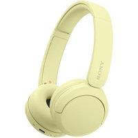 Sony WH CH520Y On Ear Wireless Bluetooth Headphones in Yellow