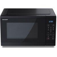 Sharp YC MS252AU B Microwave Oven Black 25L 900W