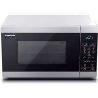 Sharp YC MS02U S Solo Microwave Oven in Silver 20L 800W