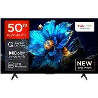 TCL 50P7K UK 50 4K HDR UHD Smart QLED Direct LED TV Dolby Vision Dolby