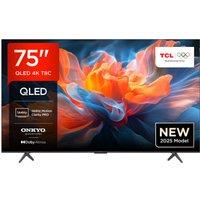 TCL 75T8C UK 75 4K HDR UHD Smart QLED TV Dolby Vision Dolby Atmos