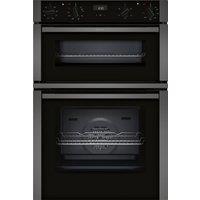 Neff U1ACE2AG3B N50 88cm Built In Electric Double Oven in Black with G