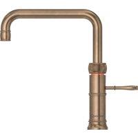 Quooker CFNSPTB Classic Fusion Square Spout Boiling Water Tap in Patin