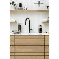 Quooker FXRBLK Flex Round Spout Boiling Water Tap with Flexible Pull O