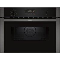Neff C1AMG84G1B N50 Built In Compact Microwave Oven with Grill in Blac