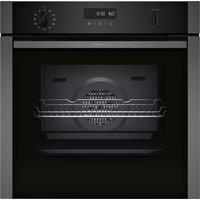Neff B2ACH7AG7B N50 Built In Electric Pyrolytic Oven in Black with Gra