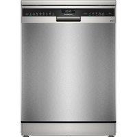 Siemens SN25EI13CE iQ500 60cm Dishwasher in Brushed Steel 14 Place Set