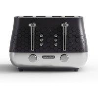 Morphy Richards 243020 Cassini 4 Slice Toaster Moonless Night Black