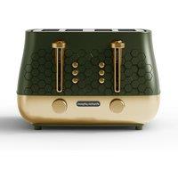 Morphy Richards 243022 Cassini 4 Slice Toaster Toaster Olivine Green