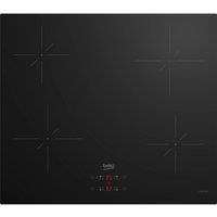 Beko CIHYQI21B 60cm 4 Zone Induction Hob in Black Glass Touch Controls