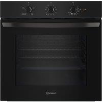 Indesit IO232HBUK Built In Electric Single Oven in Black 71L A Rated