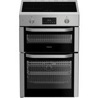 Hotpoint HDE6IDC2X 60cm Double Oven Electric Cooker in Stainless Steel