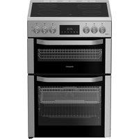 Hotpoint HDE6VDCAX 60cm Double Oven Electric Cooker in Stainless Steel