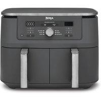 Ninja DZ400UK Ninja 9 5 litre MAX 6 in 1 Dual Zone Air Fryer Gun Metal