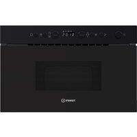 Indesit IMK12BUK Built In Microwave Oven with Grill in Black 22L 750W