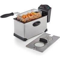 Swan SD6040N 3 Litre Fryer in Stainless Steel Viewing Window