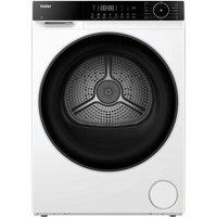 Haier HD80 D357U1 8kg Heat Pump Condenser Dryer in White A Rated Wi Fi