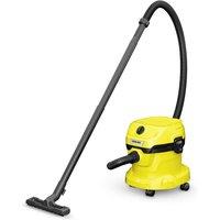 Karcher WD2PLUS Wet Dry Vacuum Cleaner Yellow 1000W Blow Function