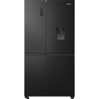 Hisense RS840N4WFE American Fridge Freezer in Black Stainless Steel wi