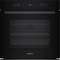Hotpoint HOI6A8PT1SB Built In Electric Pyrolytic Oven in Black 73L A R