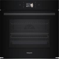Hotpoint HOI98PT2SBUK Built In Electric Pyrolytic Oven in Black 73L A