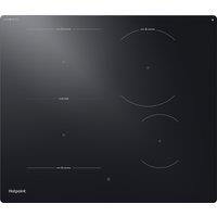 Hotpoint HTX6014DCF 60cm 4 Zone Induction Hob in Black with FlexiZone