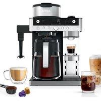 Ninja CFN802UK Ninja Espresso Filter Coffee Machine Silver Black
