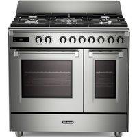 Delonghi BS965TMXX 90cm Wide Bassano Dual Fuel Range Cooker in Stainle