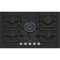 Siemens EP7A6QI40 IQ500 75cm 5 Burner Gas Hob in Black Glass 4 0 kW Wo