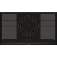 Siemens EX975LVV1E iQ700 90cm Built In Flex Induction Hob in Black Hom