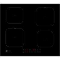 Indesit ISF18Q60NE 60cm 4 Zone Induction Hob in Black Glass 9 Power Le
